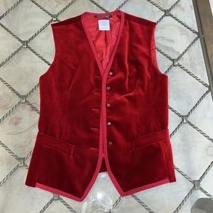 Laura Ashley velvet vest. One of a kind